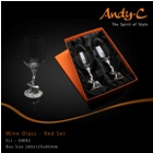 Andy C Elephant Range Wine glass - red set